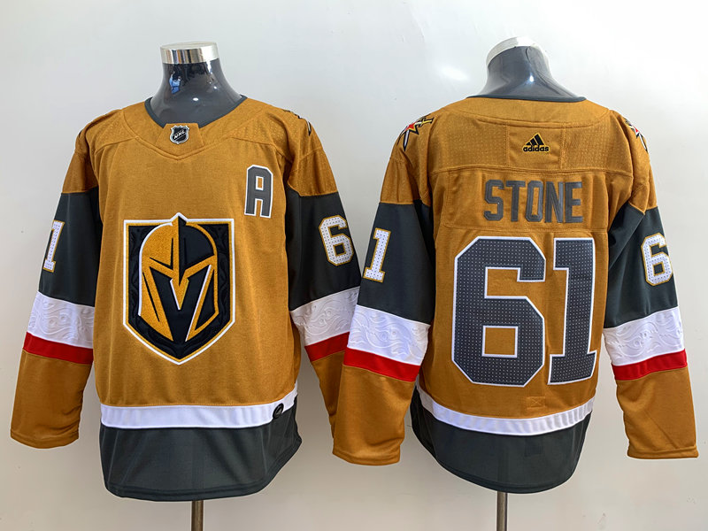 Men's Vegas Golden Knights Mark Stone #61 Gold Breakaway Jersey